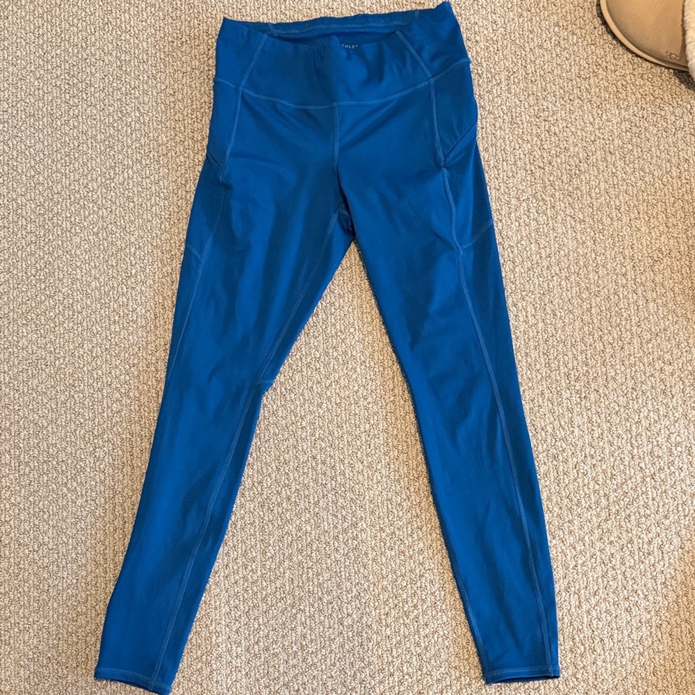 Athleta Deep Blue Performance Leggings